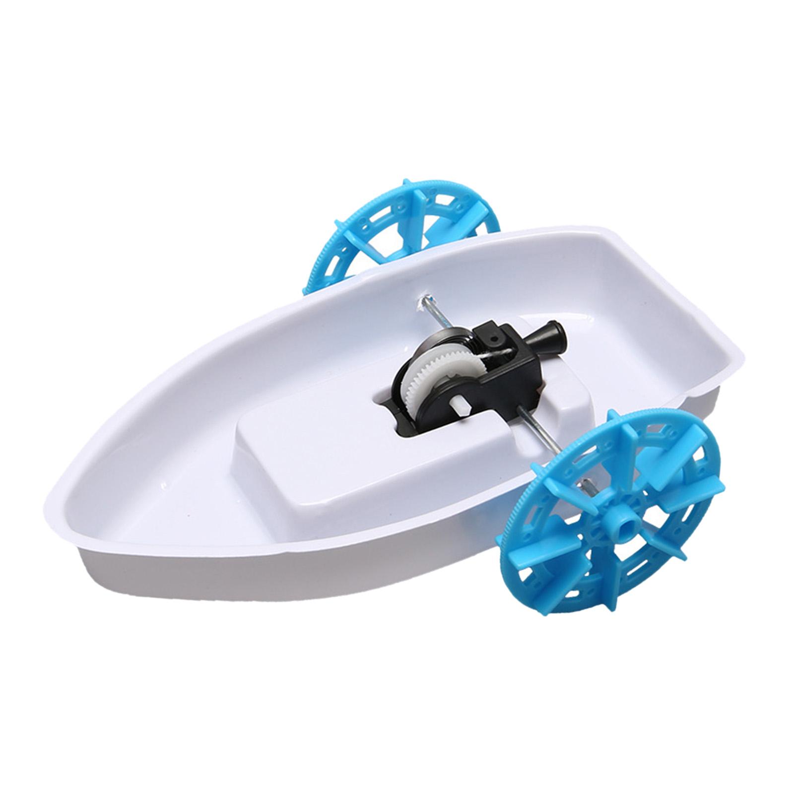 Science Toys - DIY-Lernmodellbausatz, unfertiges Holzboot, Wissenschaftsexperiment-Spielzeug für Kinder,
