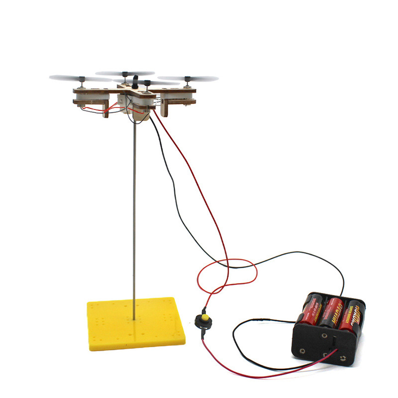 Science And Invention - Lustiges DIY-Drohnenmodell für Kinder, wissenschaftliches Spielzeug,