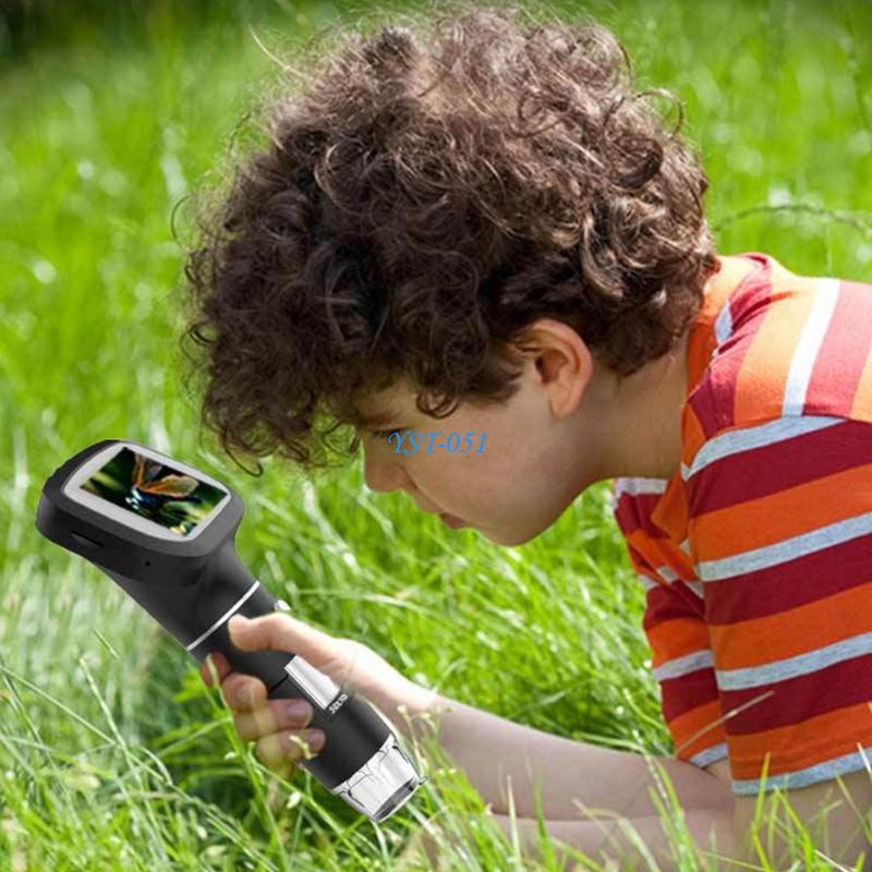 Science Hobbyist - E15A Lernmikroskop für Kinder mit 2,4-Zoll-Display