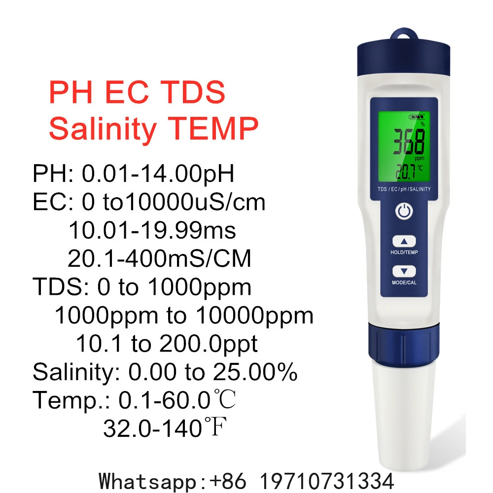 5-in-1-Digital-PH-Meter, TDS-E – Water Testing Kit Bewertung und Preis