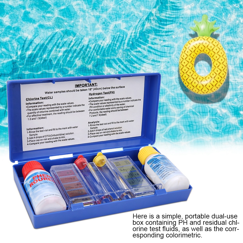 PH-Chlor-Wasserqualitätstestki – Water Testing Kit Bewertung und Preis