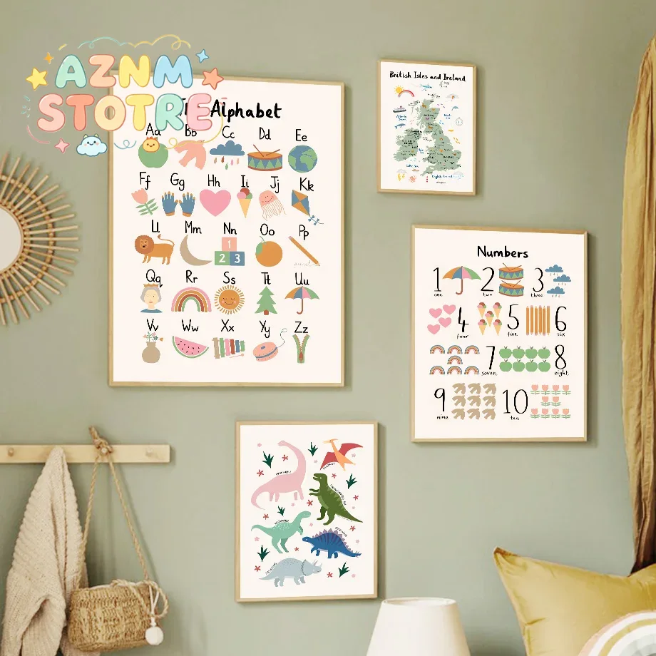 Tierweltkarte Dinosaurier Alph – Star Map Poster Bewertung und Preis
