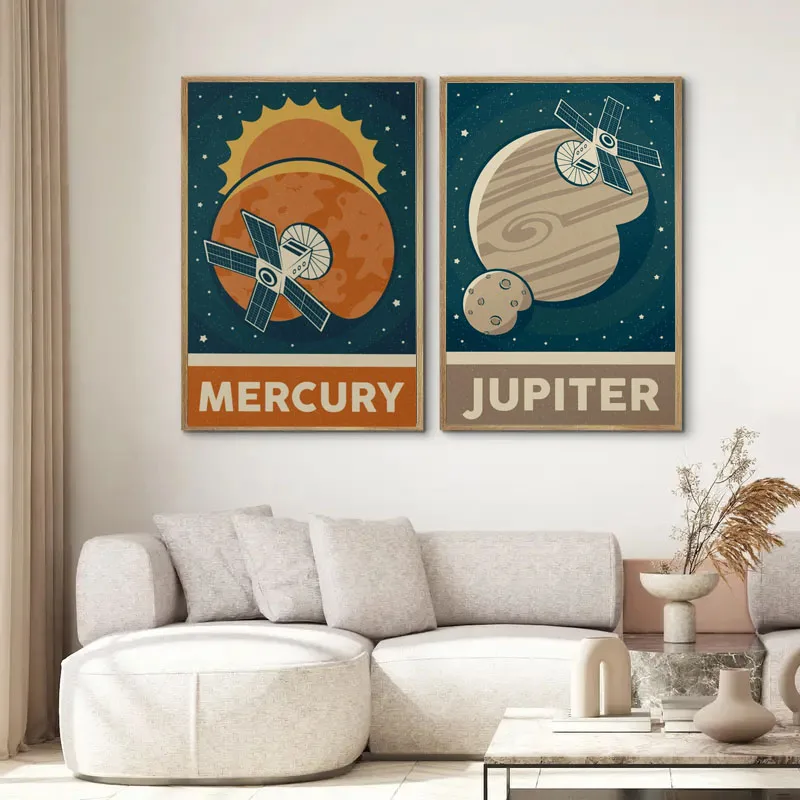1pc Retro Sonnensystem Planet  – Star Map Poster Bewertung und Preis